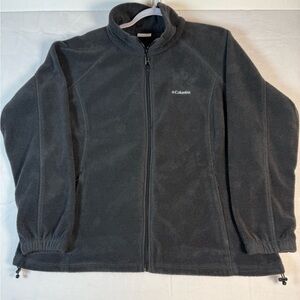 Columbia Women's Black Zip-up Fleece Jacket Size 2X